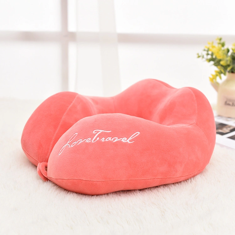 Organic Adorable Plane Pillow Car Headrest Nap Cushion Memory Foam Head Support Chin Car Neck Travel Round Pillow