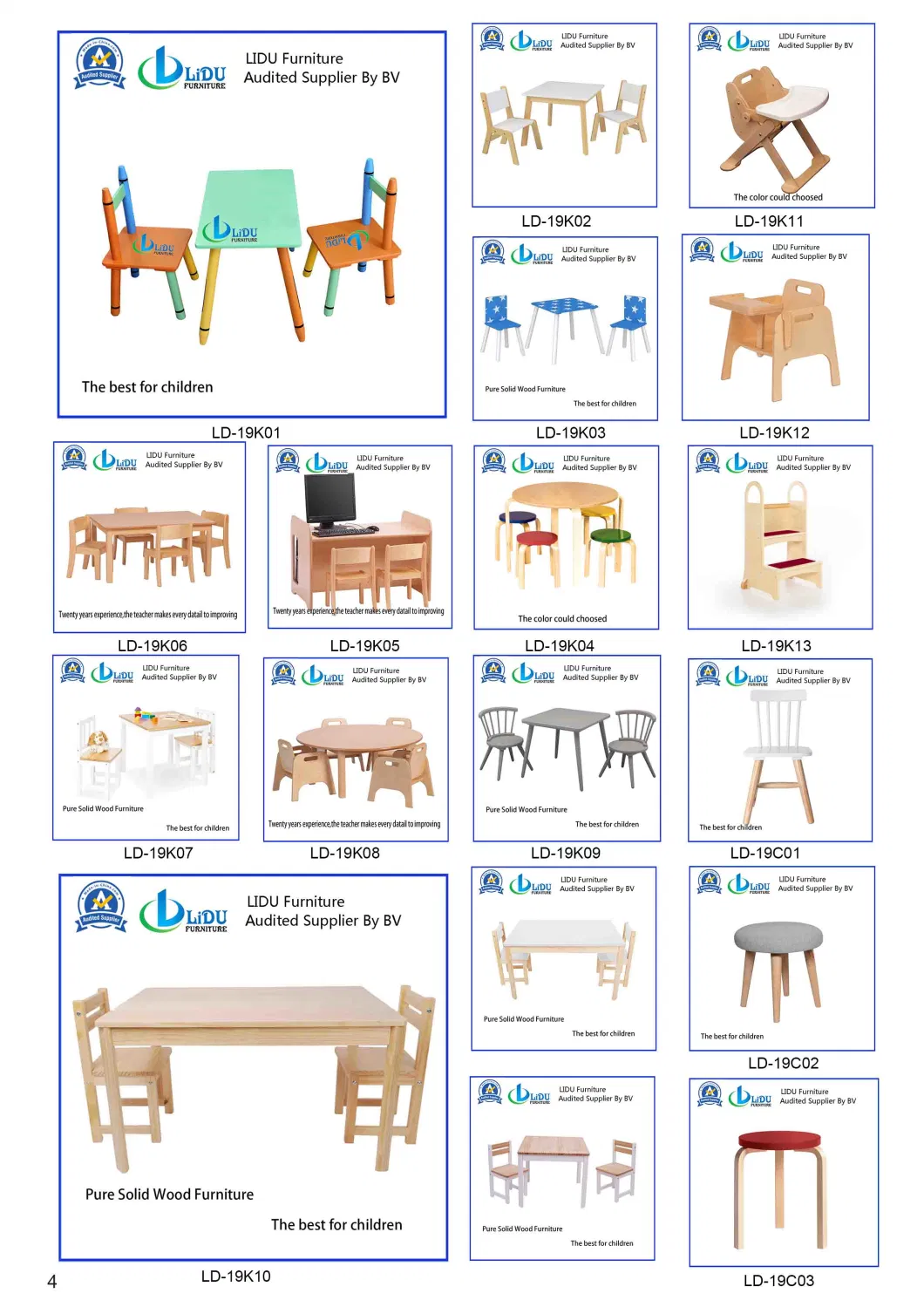 Kids Play Table with Chair/Wooden Preschool Chair/Study Table and Chairs/Table for Kids/Activity Table for Playroom