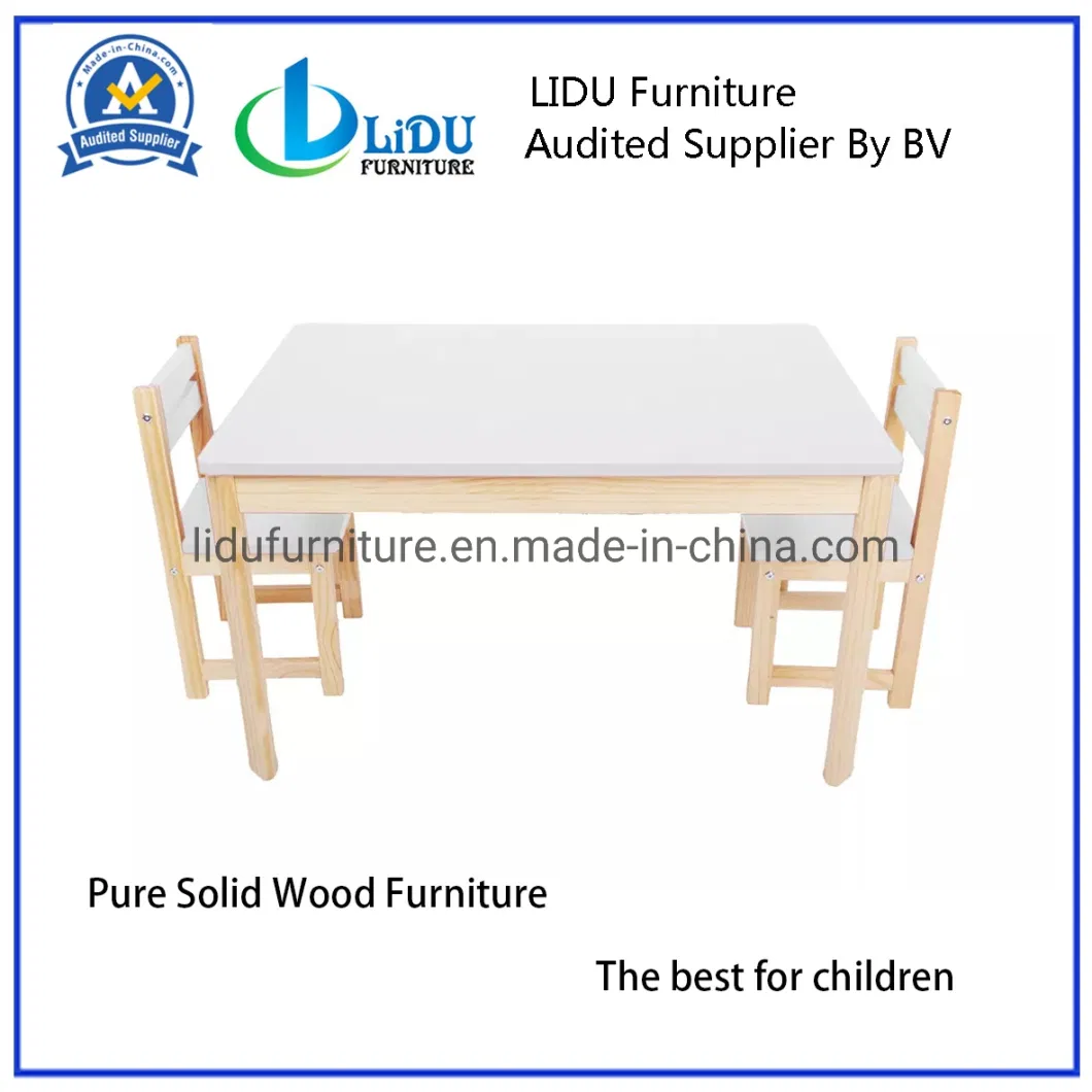 Kids Play Table with Chair/Wooden Preschool Chair/Study Table and Chairs/Table for Kids/Activity Table for Playroom