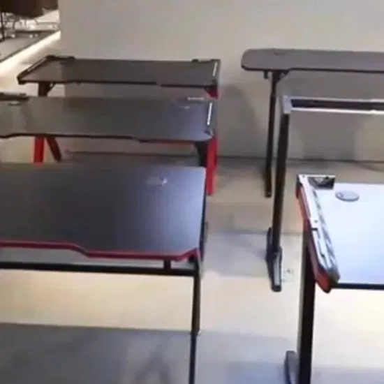 Mobili da gioco in metallo da tavolo in legno per computer da gioco moderni in legno per ufficio del mercato all'ingrosso